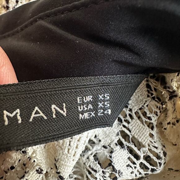 Zara Lace Sleeveless Top Sheer Peter Pan Collar Victorian Romantic Modest - Picture 6 of 10